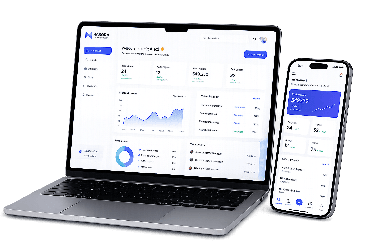 Custom web and mobile application development